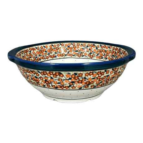 Colander, 10" in "Orange Wreath" by Zaklady | Y1183A-DU52