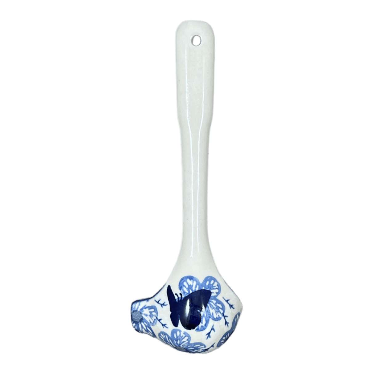 Ladle, Gravy, 7.5" in "Blue Butterfly" by Manufaktura | L015U-AS58