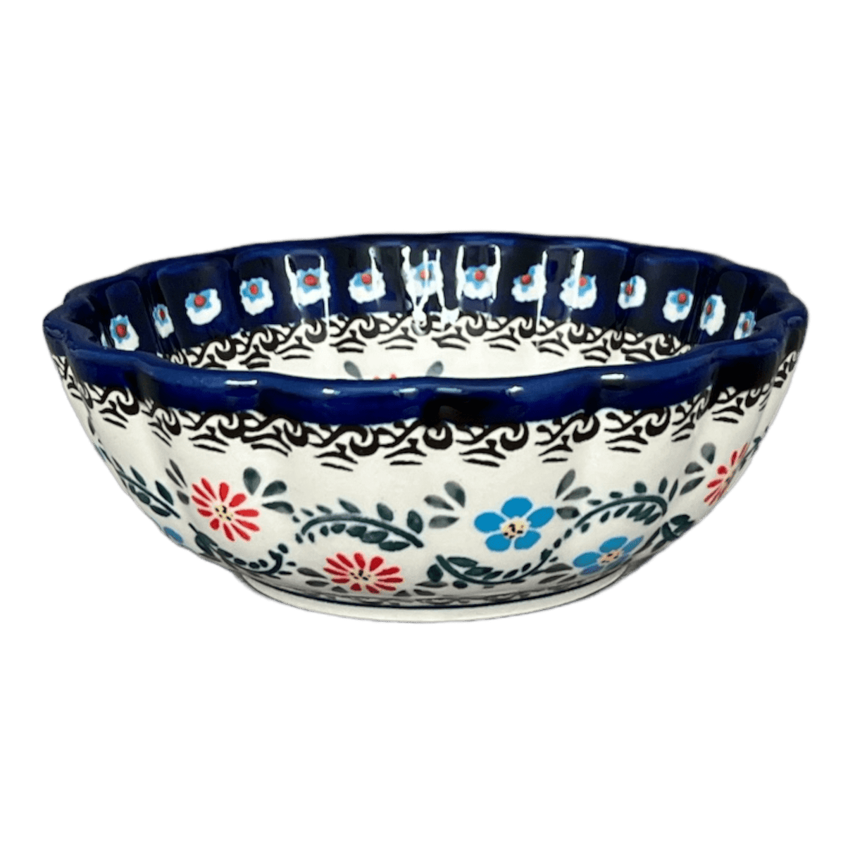 Bowl, Round, Blossom, 6" in "Climbing Aster" by Zaklady | Y1945A-A1145A