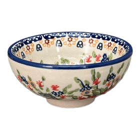 Polish Pottery Dipping Bowl (Poppy Persuasion) | M153S-P265 Additional Image at PolishPotteryOutlet.com