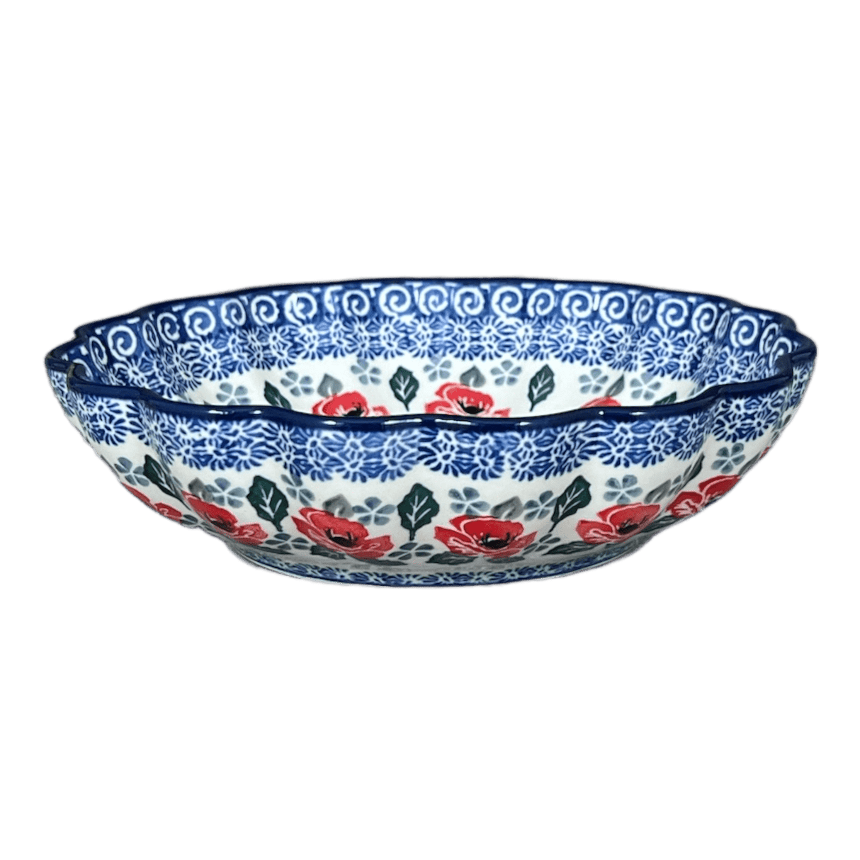 Bowl, Round, Blossom, 7.5" in "Rosie's Garden" by Ceramika Artystyczna | A249-1490X