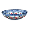 Polish Pottery Bowl, Round, Blossom, 7.5" in "Rosie's Garden" by Ceramika Artystyczna | A249-1490X at PolishPotteryOutlet.com