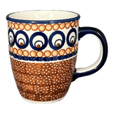 Mug, Mars Mug, 10oz Small in "Peacock Autumn" by Manufaktura | K081U-54B