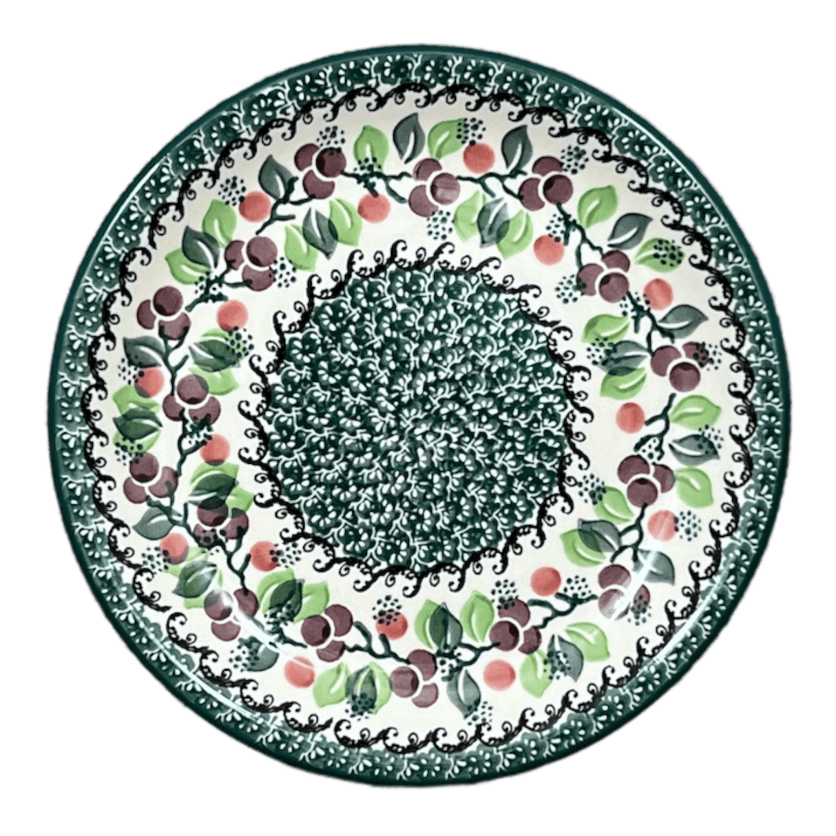 Plate, Round, Salad, 8" in "Sugar Plums" by Ceramika Artystyczna | A337-2838Q