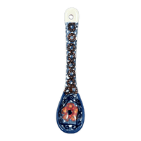 A picture of a Polish Pottery Spoon, Sugar, 5" in "Sweet Symphony" by Manufaktura | L001S-IZ15 as shown at PolishPotteryOutlet.com/products/5-sugar-spoon-sweet-symphony-l001s-iz15