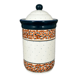 Canister, 2 Liter in "Orange Wreath" by Zaklady | Y1244-DU52