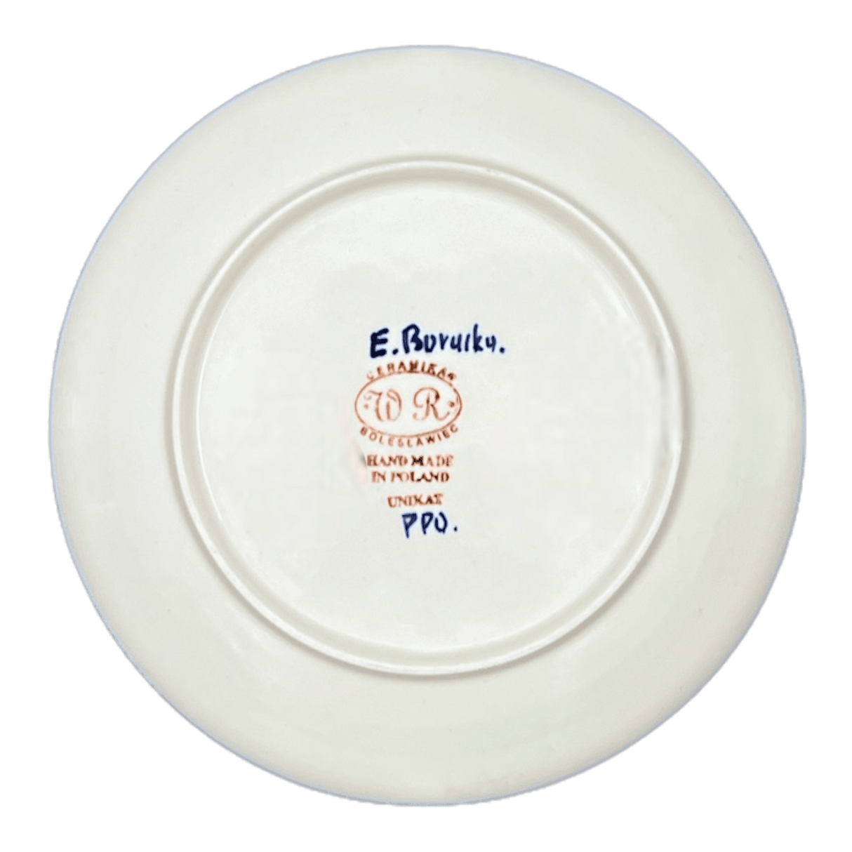 Plate, Round, Salad, 9.5", WR (WR5A) in "Rainbow Field" by W.R. Ceramika | WR5A-WR54