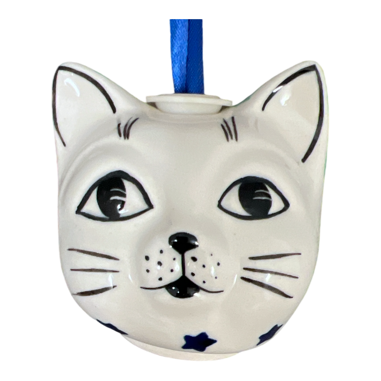 Ornament, Cat Head in "Starry Wreath" by Manufaktura | K142T-PZG