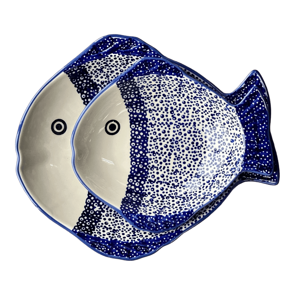 Platter, Fish-Shaped, Large, 9.5" x 8.25" in "Chocolate Drop" by Manufaktura | S015T-55