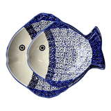 Platter, Fish-Shaped, Large, 9.5" x 8.25" in "Mosquito" by Manufaktura | S015T-70