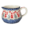 Polish Pottery C.A. 30 oz. Pitcher (Red Aster) | A008-1435X at PolishPotteryOutlet.com