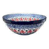 Bowl, Round, Kitchen, 9" in "Rosie's Garden" by Ceramika Artystyczna | A056-1490X