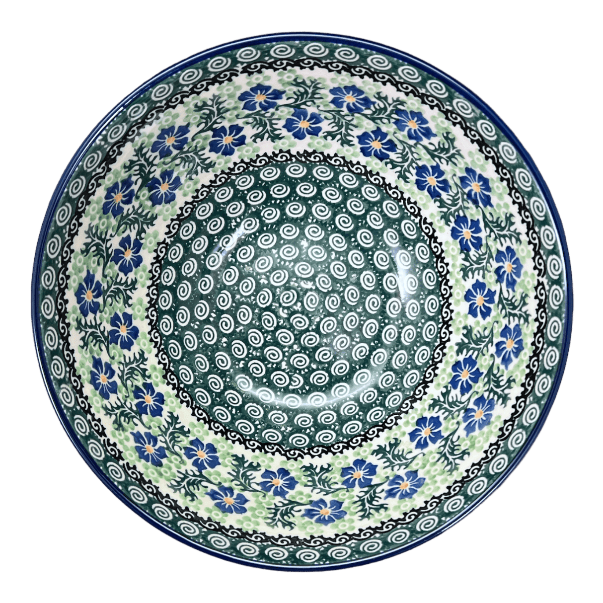 Bowl, Round, Kitchen, 6.75" in "Clematis" by Ceramika Artystyczna | A058-1538X