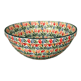 Bowl, Round, Kitchen, 9" in "Tulip Burst" by Ceramika Artystyczna | A056-U4226