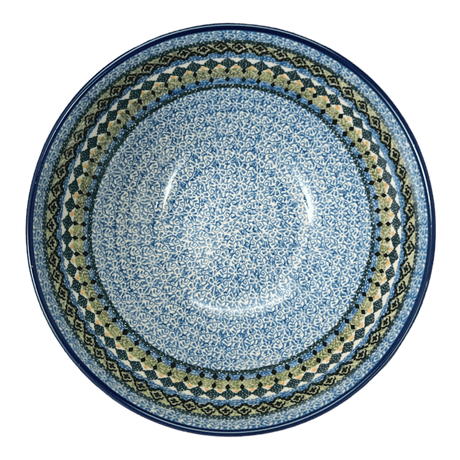 Bowl, Round, Kitchen, 9" in "Aztec Blues" by Ceramika Artystyczna | A056-U4428