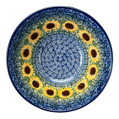 Bowl, Round, Kitchen, 7.75" in "Sunflowers" by Ceramika Artystyczna | A057-U4739