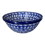 Bowl, Round, Kitchen, 6.75" in "Wavy Blues" by Ceramika Artystyczna | A058-905X