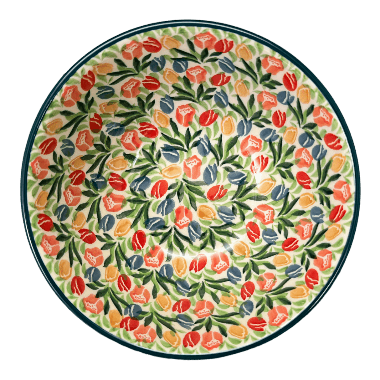 Bowl, Round, Kitchen, 6.75" in "Tulip Burst" by Ceramika Artystyczna | A058-U4226