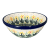 Polish Pottery 5.5" Kitchen Bowl (Daffodils in Bloom) | A059-2122X at PolishPotteryOutlet.com