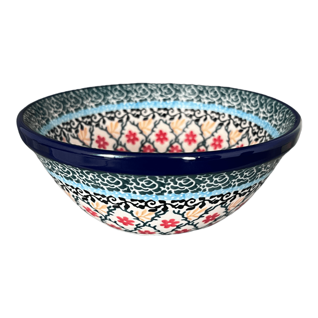 Bowl, Round, Kitchen, 5.5" in "Garden Trellis" by Ceramika Artystyczna | A059-U2123