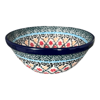 A picture of a Polish Pottery CA 5.5" Kitchen Bowl (Garden Trellis) | A059-U2123 as shown at PolishPotteryOutlet.com/products/5-5-bowl-garden-trellis-a059-u2123