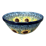 Bowl, Round, Kitchen, 5.5" in "Sunflowers" by Ceramika Artystyczna | A059-U4739