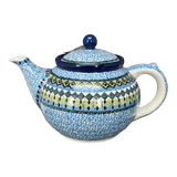 Teapot, 1.2 Liter in "Aztec Blues" by Ceramika Artystyczna | A060-U4428