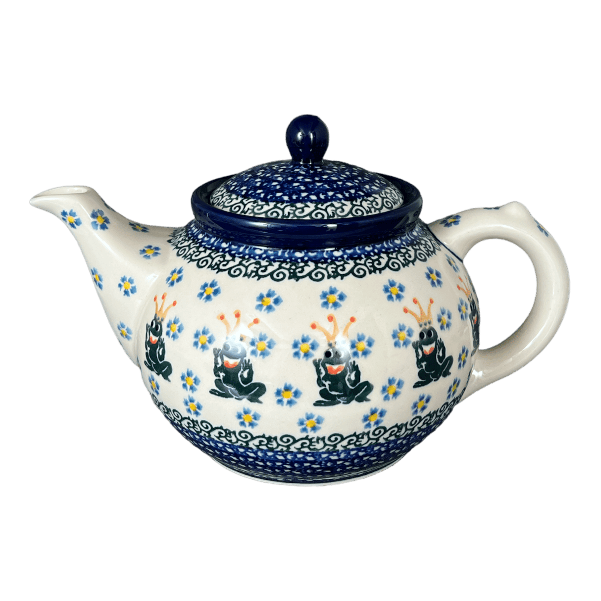 Teapot, 1.2 Liter in "Frog Prince" by Ceramika Artystyczna | A060-U9969