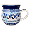 Polish Pottery C.A. 16 oz. Belly Mug (Blue Ribbon) | A073-1026X at PolishPotteryOutlet.com