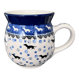 Mug, Belly Mug, 16 oz Large in "Wiener Dog Delight" by Ceramika Artystyczna | A073-2151X