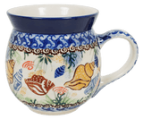 Mug, Belly Mug, 16 oz in "Poseidon's Treasure" by Ceramika Artystyczna | A073-U1899