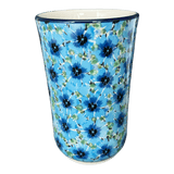 Tumbler, 12 oz in "Bachelor Button Bouquet" by Ceramika Artystyczna | A076-U4929