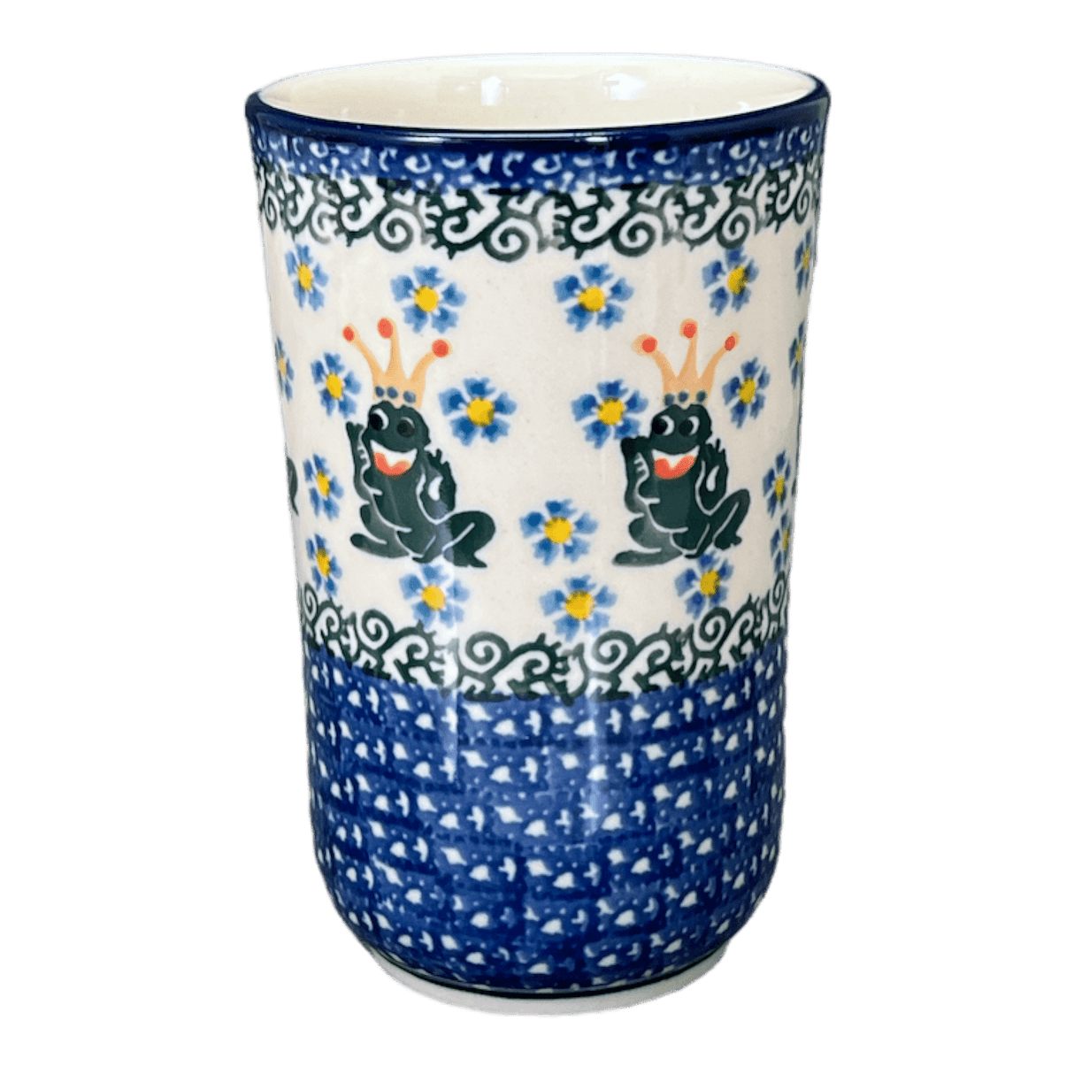 Tumbler, 12 oz in "Frog Prince" by Ceramika Artystyczna | A076-U9969