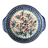 Casserole, Round, Small, 6.5" x 7.25" in "Feathered Friends" by Ceramika Artystyczna | A142-U2649