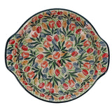 Casserole, Round, Small, 6.5" x 7.25" in "Tulip Burst" by Ceramika Artystyczna | A142-U4226