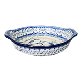 Casserole, Round, Small, 6.5" x 7.25" in "Bullfinch on Blue" by Ceramika Artystyczna | A142-U4830