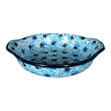 Casserole, Round, Small, 6.5" x 7.25" in "Bachelor Button Bouquet" by Ceramika Artystyczna | A142-U4929