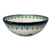 Polish Pottery CA 12.75" Bowl (Peacock Plume) | A154-2218X at PolishPotteryOutlet.com
