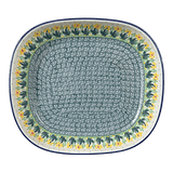 Baker, Rectangular, 10.5" x 12" in "Daffodils in Bloom" by Ceramika Artystyczna | A156-2122X