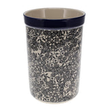 Utensil Holder, 7.75" x 5.5" in "Night Blossoms" by Ceramika Artystyczna | A169-U4772