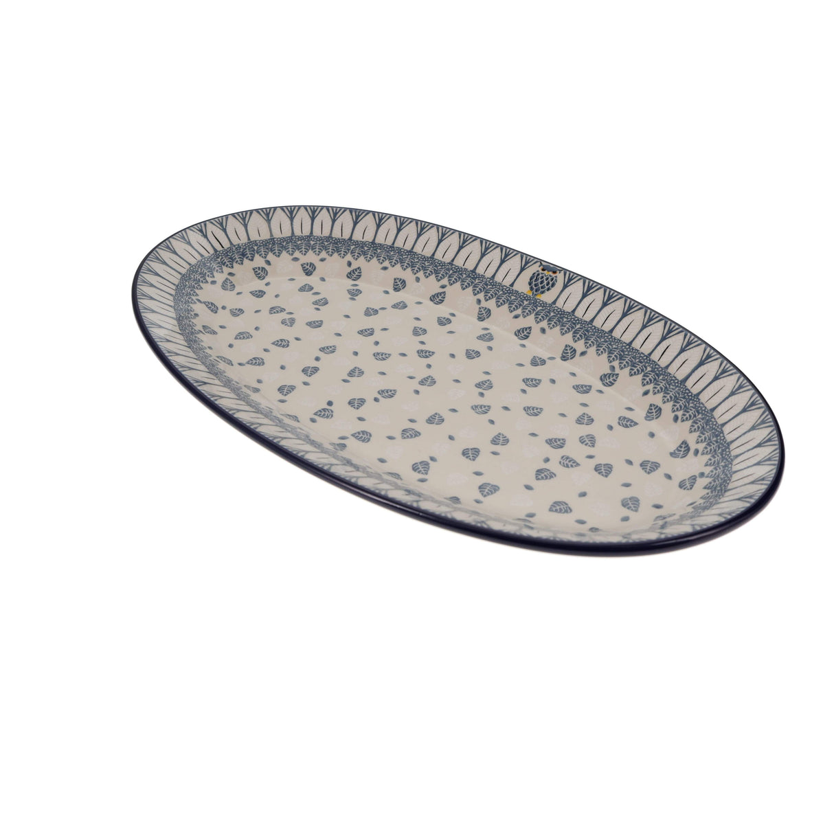 Platter, Oval, 17.5" in "Lone Owl" by Ceramika Artystyczna | A200-U4872