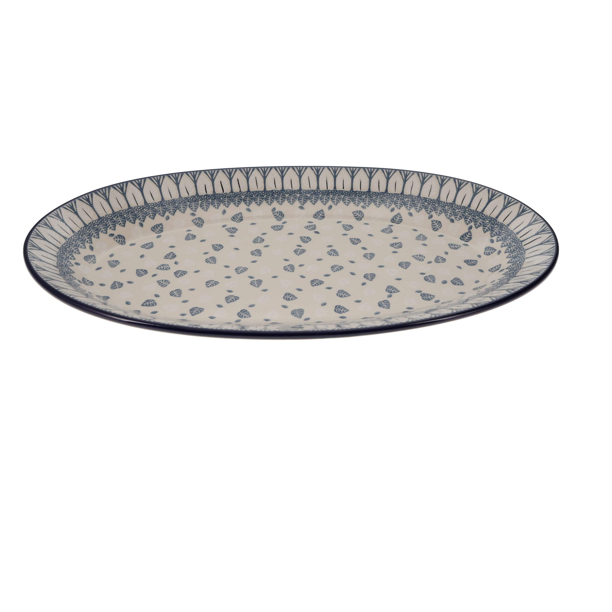 Platter, Oval, 17.5" in "Lone Owl" by Ceramika Artystyczna | A200-U4872