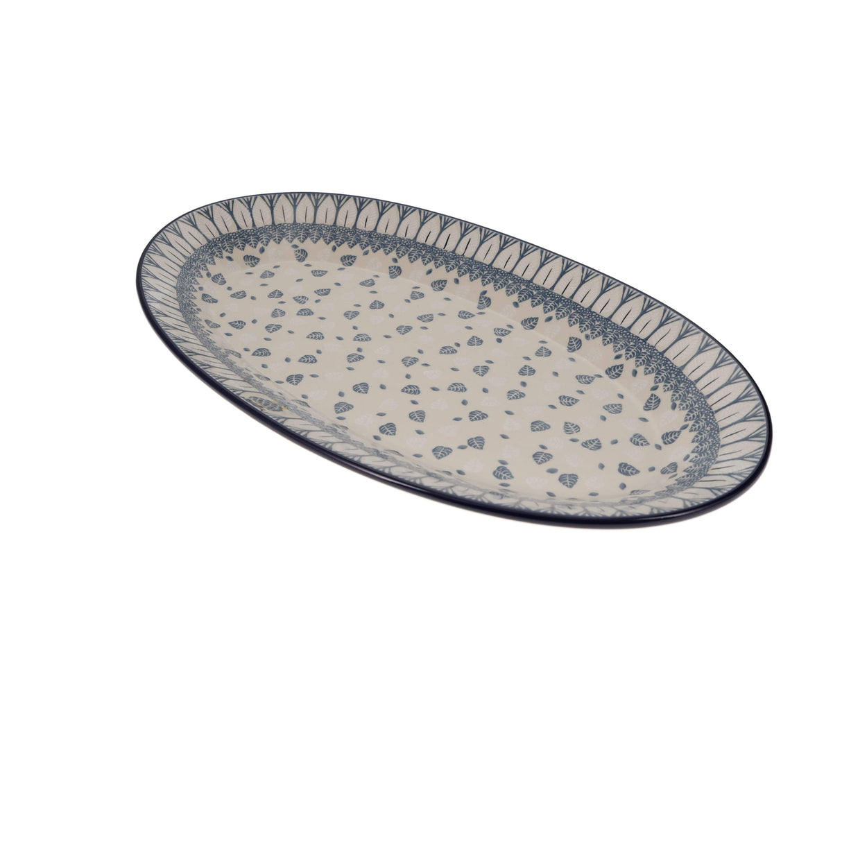 Platter, Oval, 17.5" in "Lone Owl" by Ceramika Artystyczna | A200-U4872