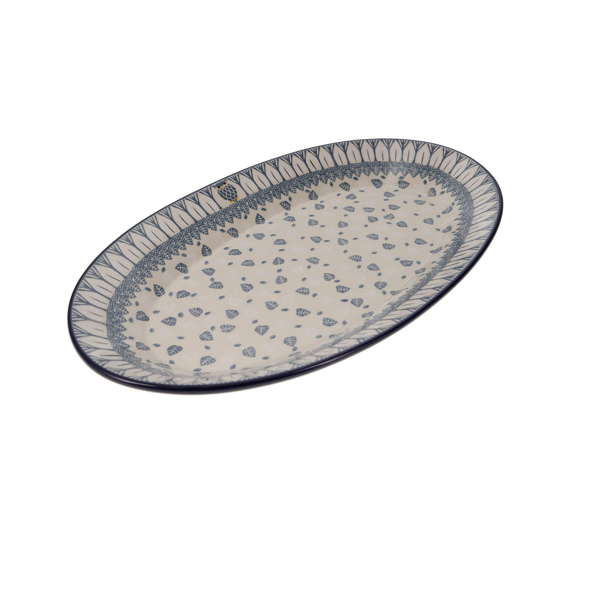 Platter, Oval, 17.5" in "Lone Owl" by Ceramika Artystyczna | A200-U4872