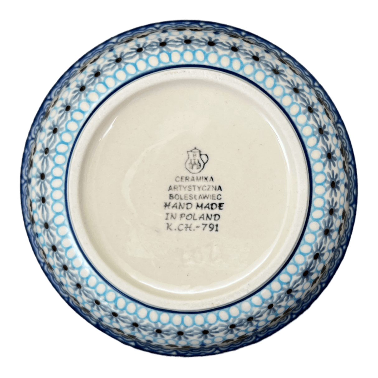 Bowl, Round, 6.25" in "Blue Ribbon" by Ceramika Artystyczna  | A209-1026X