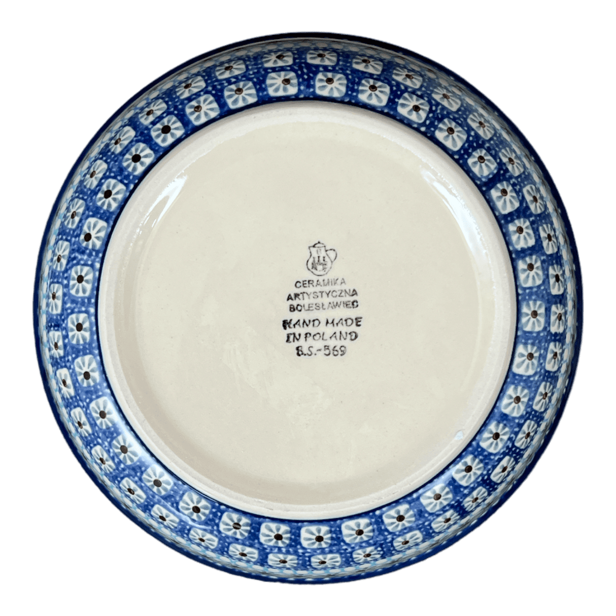 Bowl, Round, 7.75" in "Blue Ribbon" by Ceramika Artystyczna | A211-1026X