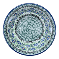 A picture of a Polish Pottery 7.75" Bowl (Clematis) | A211-1538X as shown at PolishPotteryOutlet.com/products/7-75-bowl-clematis-a211-1538x