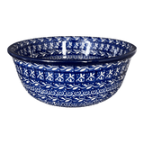 Bowl, Round, 7.75" in "Wavy Blues" by Ceramika Artystyczna | A211-905X