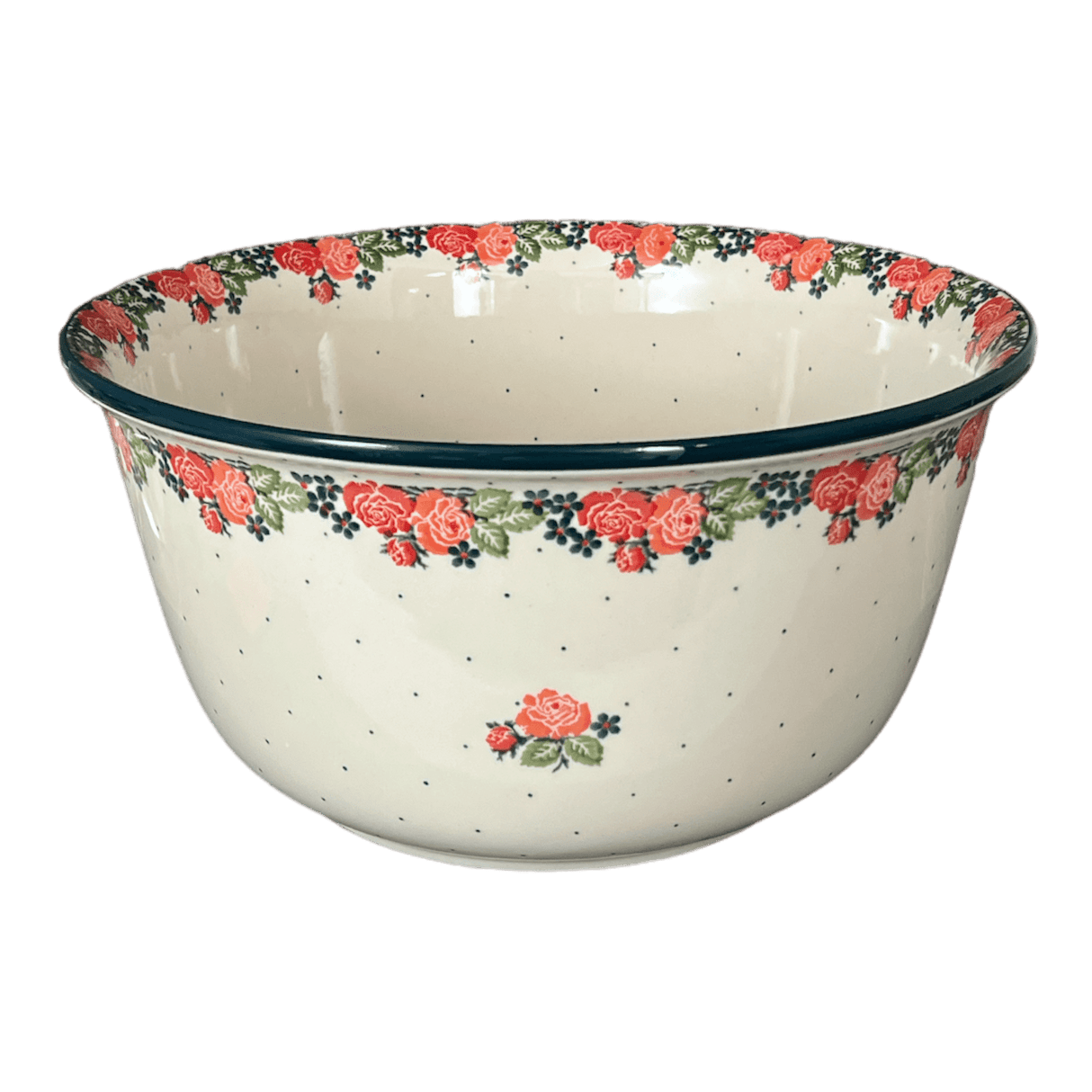 Bowl, Round, 12.5" in "Classic Rose" by Ceramika Artystyczna | A213-2120Q