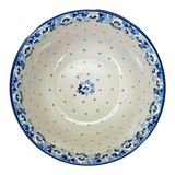 Bowl, Round, 12.5" in "Snow White Anemone" by Ceramika Artystyczna | A213-2222X